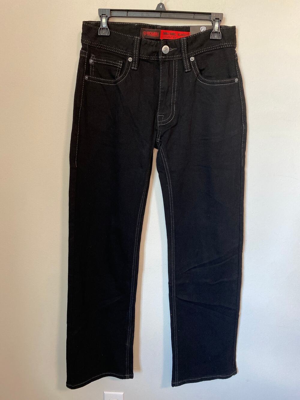 New Rock & Roll Denim Double Barrel Straight Flex Jeans Men’s 29x30